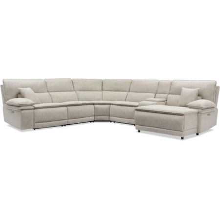 Brookdale H317-GRP-8866_SAND PIECE RECLINING SECTIONAL