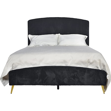 Queen Bed Upholstered