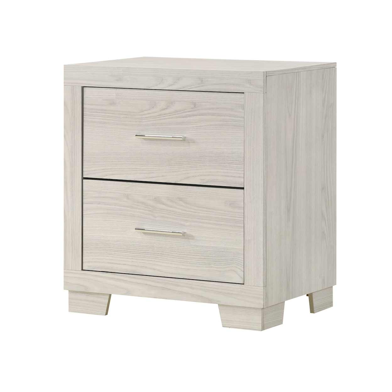 Alex's Furniture 8376A Nightstand W/ Full Extension Drawer Glides