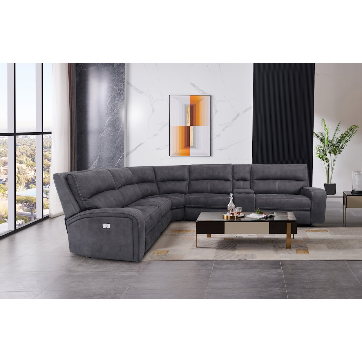 Cheers 5168HM Power Sectional