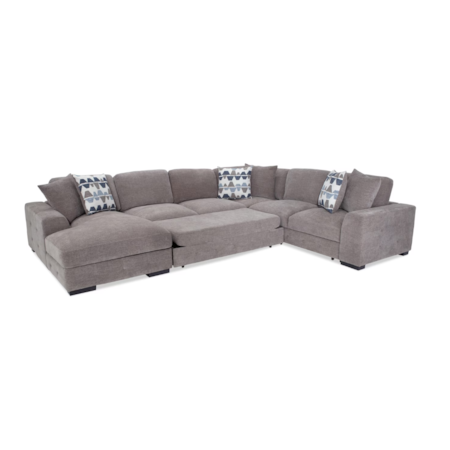 3 Piece LAF Chaise Sectional