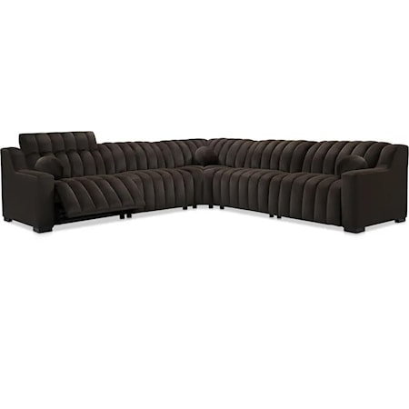 Power Reclining 5 Pc Sectional