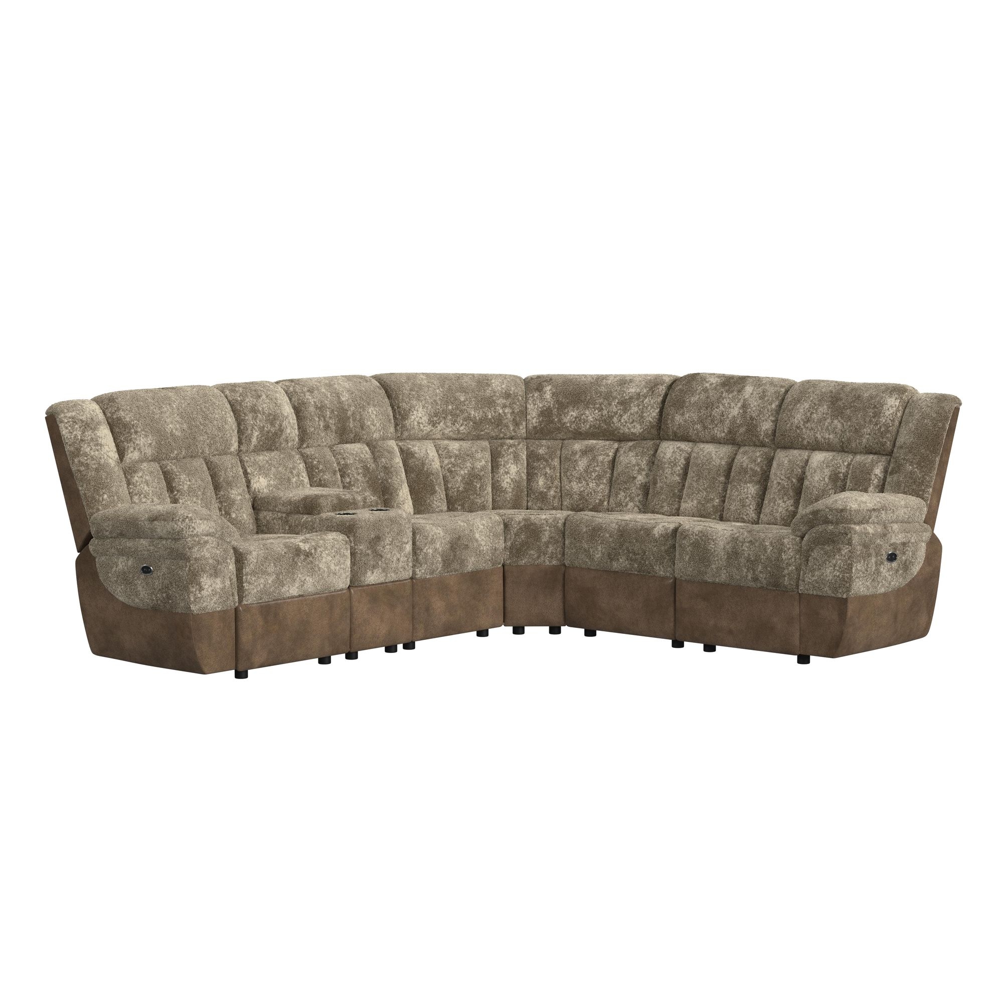 6 Piece Power Reclining Sectional