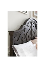 Magnussen Home Bellamy Bedroom Bedroom Group with Curved Califronia King Bed and Mirror