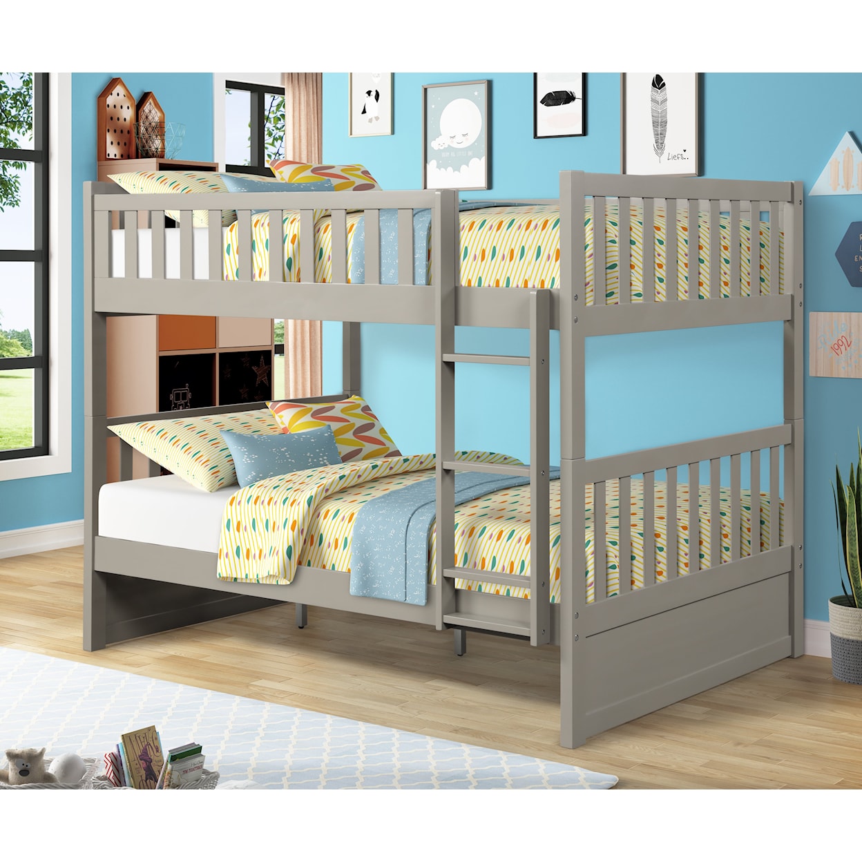 Alex's Furniture B833G Casual Full Over Full Bunk Bed