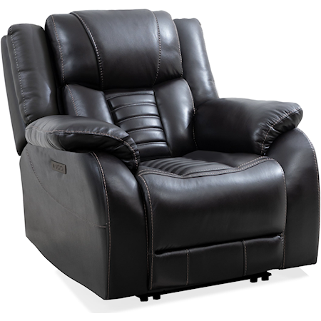 Cheers K827 1368698 Pushback Reclining Swivel Chair and Ottoman, Dunk &  Bright Furniture