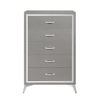 Contemporary Chest with Five Drawers