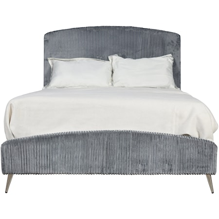 Queen Bed Upholstered