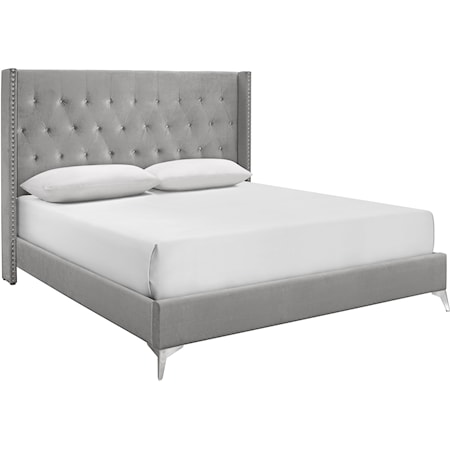 King Bed Gray