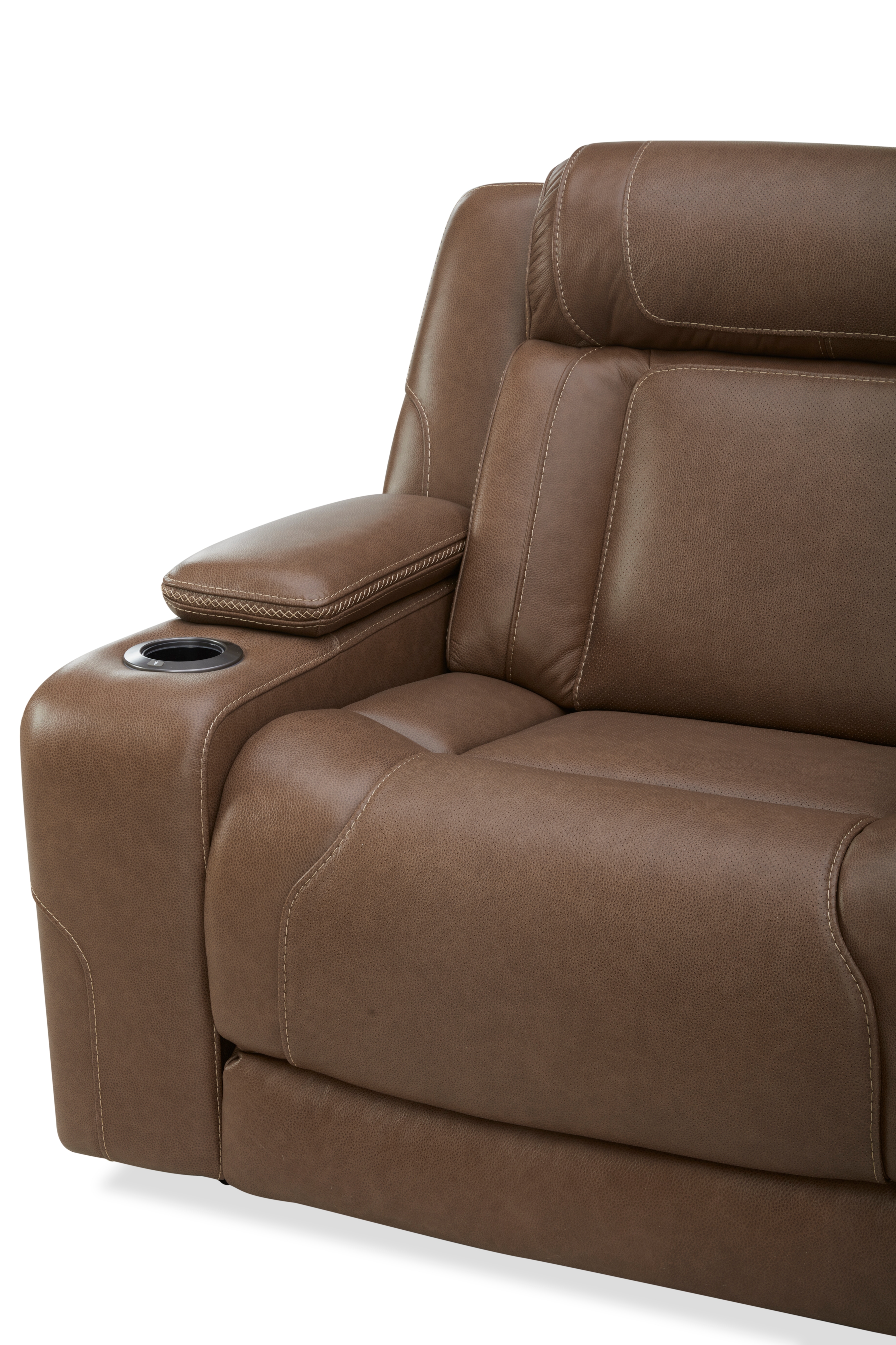 Power Loveseat Chestnut