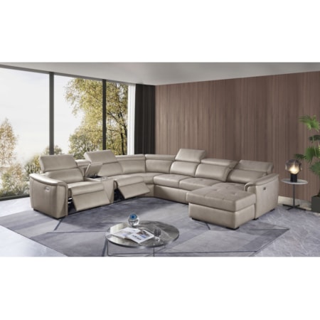 4 Piece Reclining Sectional