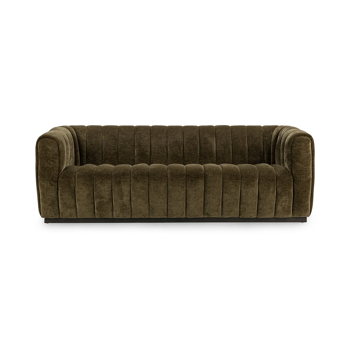Vanty Upholstered Sofa Olive Green