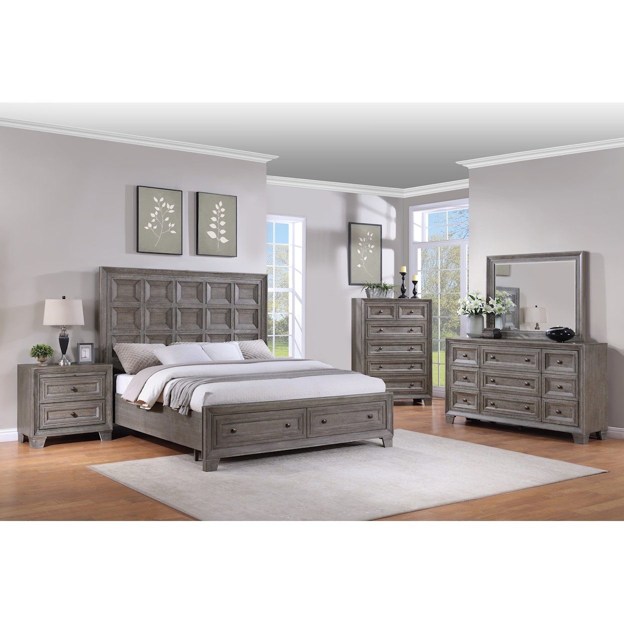 Holland House Isabella 6PC King Bedroom