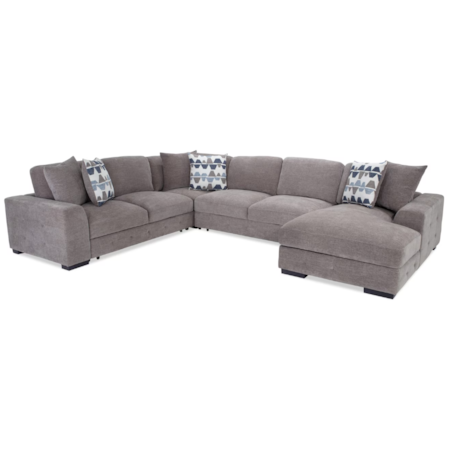 3 Piece RAF Chaise Sectional