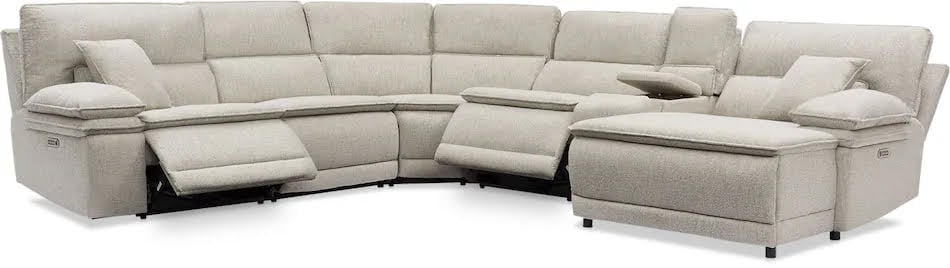 6 PIECE RECLINING SECTIONAL