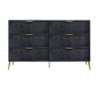 Contemporary Kailani Dresser with 6 Drawers