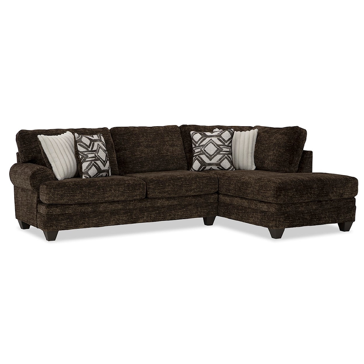 Albany 8642-Galactic Chocolate 2PC Sectional