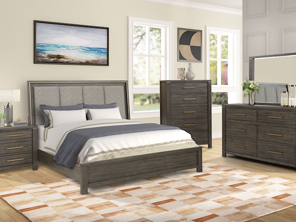 Contemporary 6 Piece King Bedroom