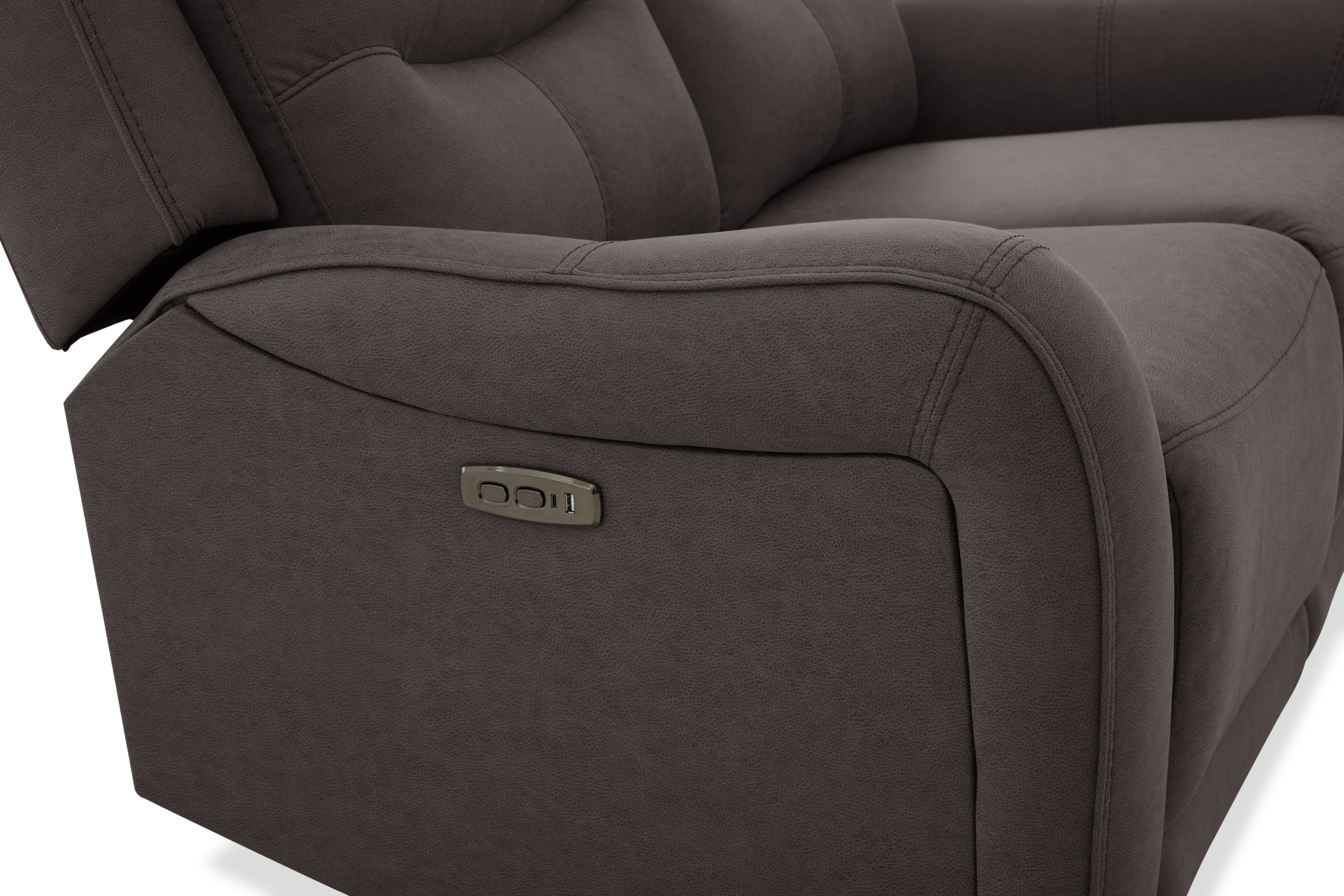 Power Reclining Sofa Mocha