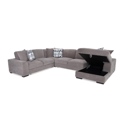 3 Piece RAF Chaise Sectional