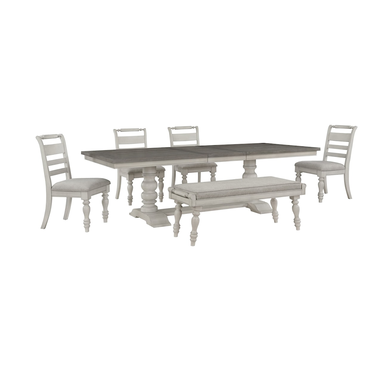 Holland House French Country 6PC Dinette w/Bench