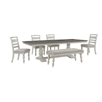 6PC Dinette w/Bench