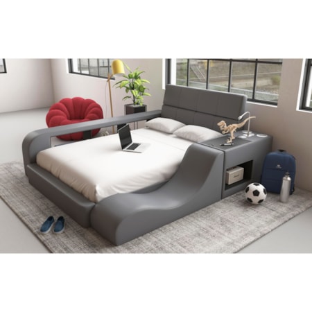 Twin Upholstered Transformer Bed