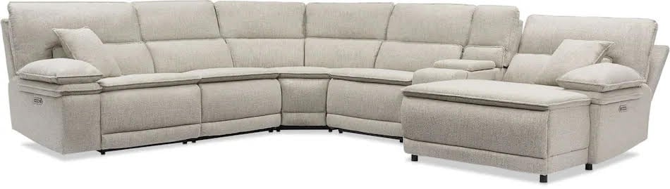 6 PIECE RECLINING SECTIONAL