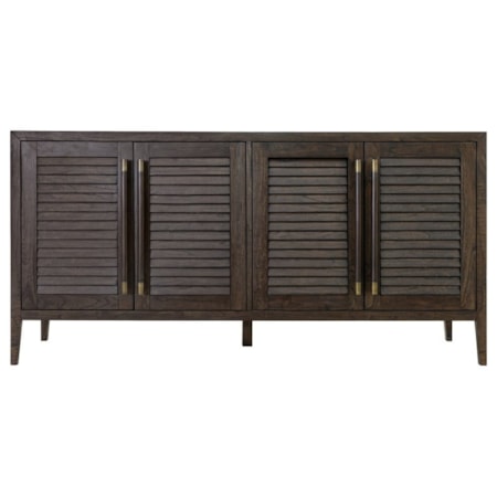 Gemi Dark Large 4 Door Cabinet