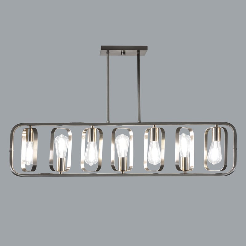 Yosemite Home Decor Yosemite Home Decor Ellipitical  7 Light Island Light