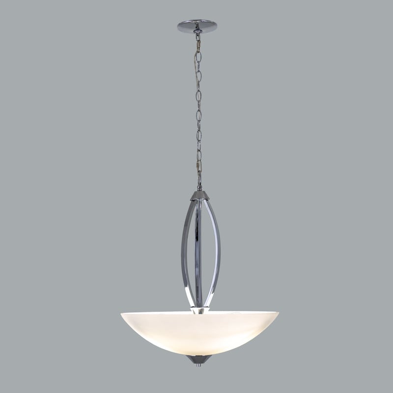 Yosemite Home Decor Yosemite Home Decor Three Light Bowl Chandelier