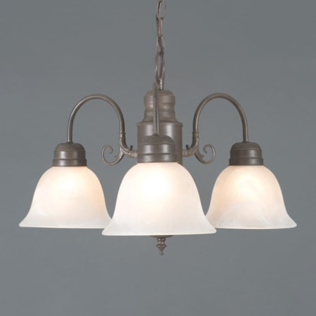 Manzanita Three-Light Chandelier