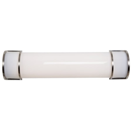 2 Light Wall Sconce In Brush Nickel Finish