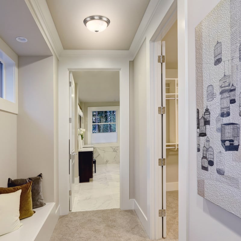 Yosemite Home Decor Yosemite Home Decor 2 Light Flush Mount