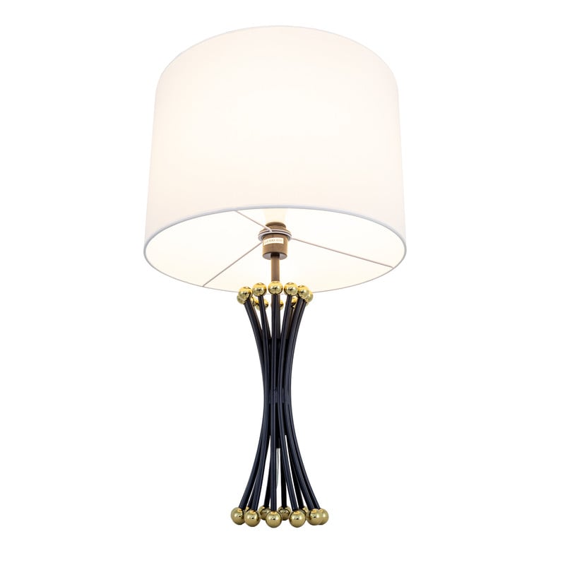 Yosemite Home Decor Yosemite Home Decor Black And Gold One Light Table Lamp
