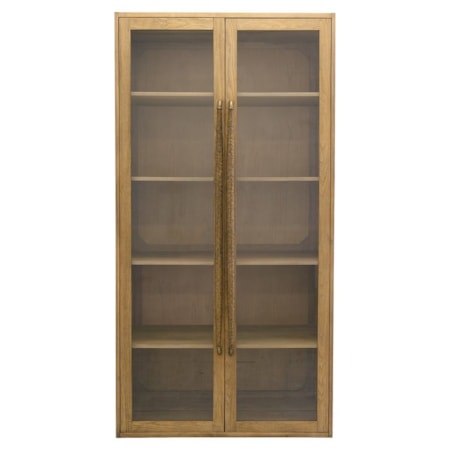 Haya Tall Teak Exposure Cabinet