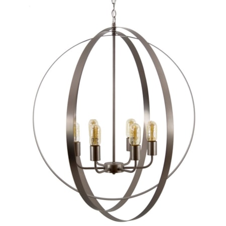 Spherical 6 Light Orb Chandelier