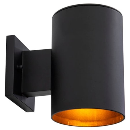 1 Light Exterior In Matte Black Finish