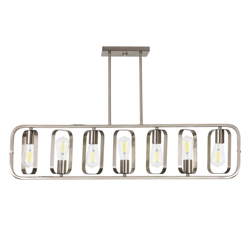 Yosemite Home Decor Yosemite Home Decor Ellipitical  7 Light Island Light