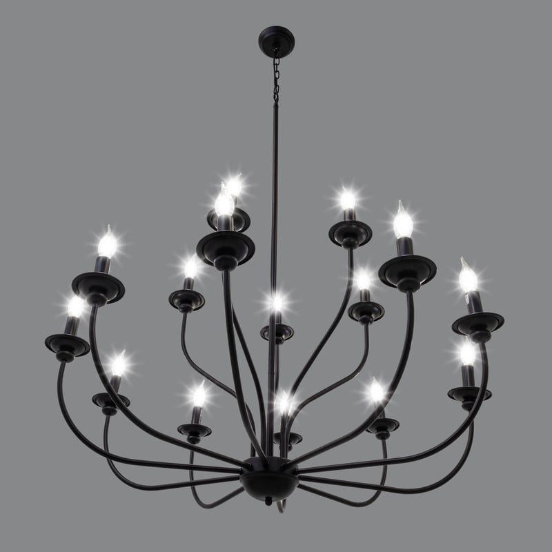 Yosemite Home Decor Yosemite Home Decor Whitmore 15 Light Chandelier