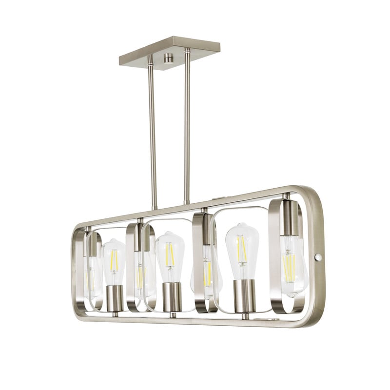 Yosemite Home Decor Yosemite Home Decor Ellipitical  7 Light Island Light