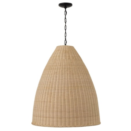 Kai Rattan 3 Light Large Pendant