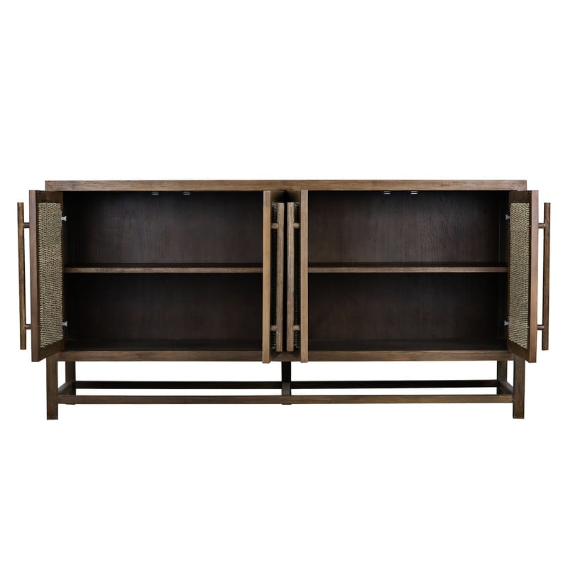 Yosemite Home Decor Yosemite Home Decor Thalassia 4 Door Large Cabinet