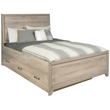 Full Panel Bed with Trundle