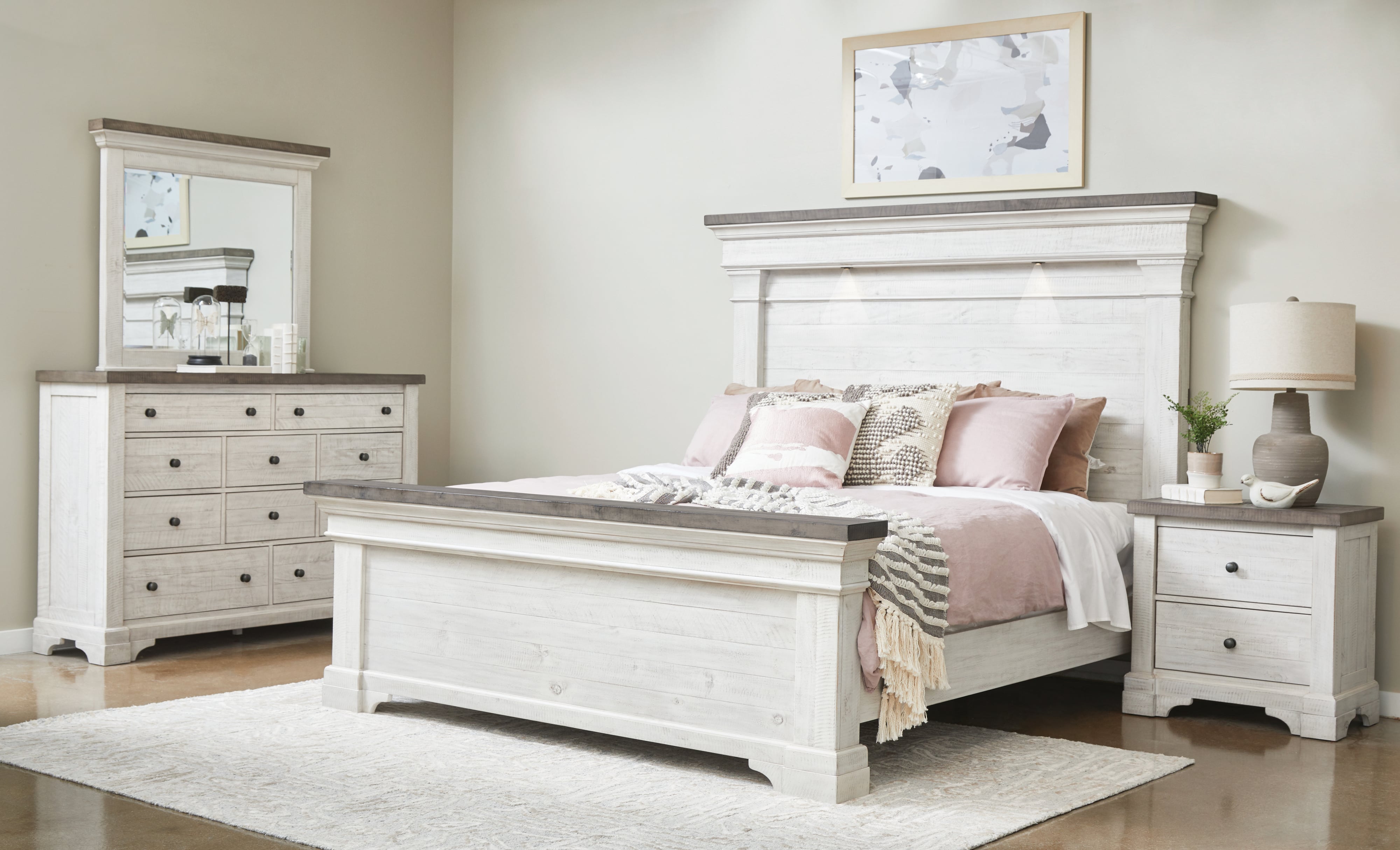 Samuel Lawrence Valley Ridge Queen Panel Bed