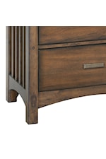 Samuel Lawrence Seneca Transitional 2-Drawer Nightstand with USB Port