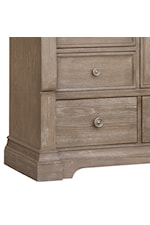 Samuel Lawrence Lawson's Creek Transitional 8-Drawer Bedroom Door Chest with Adjustable Shelves