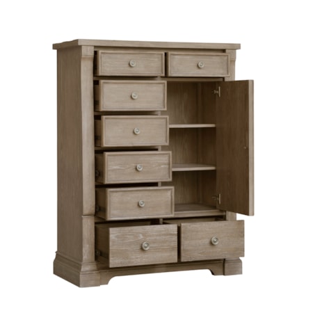 8-Drawer Bedroom Door Chest