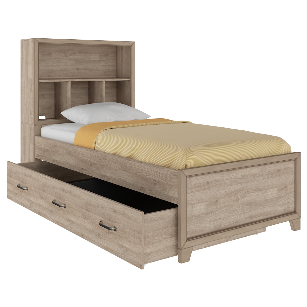 Samuel Lawrence River Creek Twin Bookcase Bed with Trundle