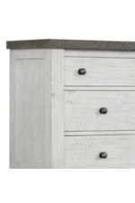 Samuel Lawrence Valley Ridge Farmhouse 3-Door Credenza with Hutch